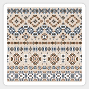 Ethnic patterns in oriental style. Sticker